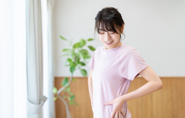 理想の体型になった女性のイメージ画